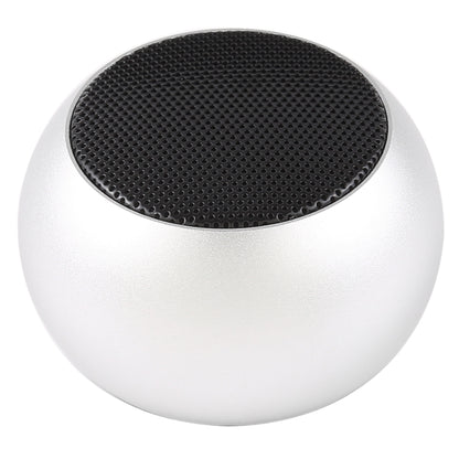 Mini Metal Wireless Bluetooth Speaker,  Hands-free, LED Indicator(Silver) - Desktop Speaker by buy2fix | Online Shopping UK | buy2fix