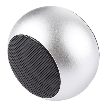 Mini Metal Wireless Bluetooth Speaker,  Hands-free, LED Indicator(Silver) - Desktop Speaker by buy2fix | Online Shopping UK | buy2fix