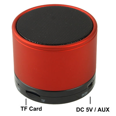 Bluetooth V2.1 Mini Stereo Speaker for Galaxy S IV / i9500 / SIII / i9300 / i8190 / S7562 / i8750 / i9220 / N7000 / i9100 / i9082 / iPhone 5 / iPhone 4 & 4S / New iPad / BlackBerry Z10 / HTC / Nokia / ... uilt-in Rechargeable Battery, Support TF Card(Red) - Desktop Speaker by buy2fix | Online Shopping UK | buy2fix