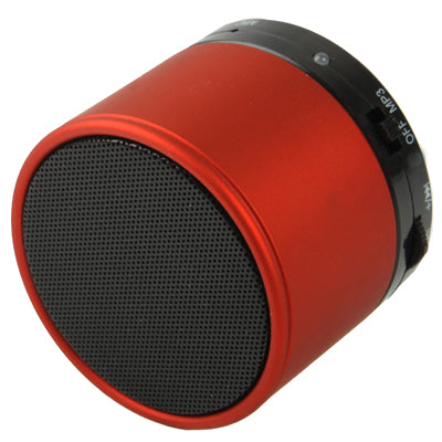 Bluetooth V2.1 Mini Stereo Speaker for Galaxy S IV / i9500 / SIII / i9300 / i8190 / S7562 / i8750 / i9220 / N7000 / i9100 / i9082 / iPhone 5 / iPhone 4 & 4S / New iPad / BlackBerry Z10 / HTC / Nokia / ... uilt-in Rechargeable Battery, Support TF Card(Red) - Desktop Speaker by buy2fix | Online Shopping UK | buy2fix