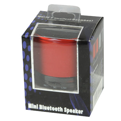 Bluetooth V2.1 Mini Stereo Speaker for Galaxy S IV / i9500 / SIII / i9300 / i8190 / S7562 / i8750 / i9220 / N7000 / i9100 / i9082 / iPhone 5 / iPhone 4 & 4S / New iPad / BlackBerry Z10 / HTC / Nokia / ... uilt-in Rechargeable Battery, Support TF Card(Red) - Desktop Speaker by buy2fix | Online Shopping UK | buy2fix