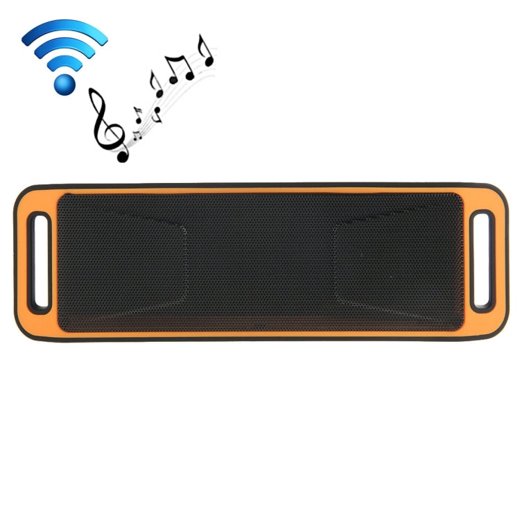 Portable Stereo Wireless Bluetooth Music Speaker, Support Hands-free Answer Phone & FM Radio & TF Card, For iPhone, Galaxy, Sony, Lenovo, HTC, Huawei, Google, LG, Xiaomi, other Smartphones(Orange) - Desktop Speaker by buy2fix | Online Shopping UK | buy2fix