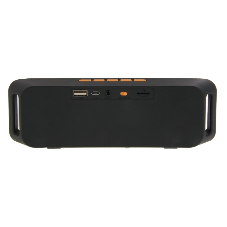 Portable Stereo Wireless Bluetooth Music Speaker, Support Hands-free Answer Phone & FM Radio & TF Card, For iPhone, Galaxy, Sony, Lenovo, HTC, Huawei, Google, LG, Xiaomi, other Smartphones(Orange) - Desktop Speaker by buy2fix | Online Shopping UK | buy2fix