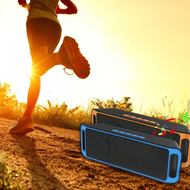 Portable Stereo Wireless Bluetooth Music Speaker, Support Hands-free Answer Phone & FM Radio & TF Card, For iPhone, Galaxy, Sony, Lenovo, HTC, Huawei, Google, LG, Xiaomi, other Smartphones(Orange) - Desktop Speaker by buy2fix | Online Shopping UK | buy2fix