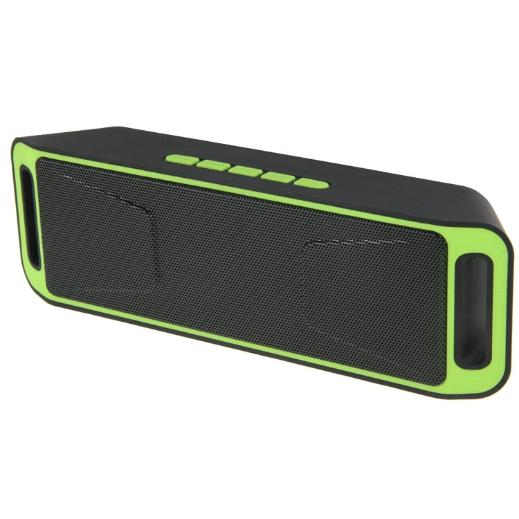 Portable Stereo Wireless Bluetooth Music Speaker, Support Hands-free Answer Phone & FM Radio & TF Card, For iPhone, Galaxy, Sony, Lenovo, HTC, Huawei, Google, LG, Xiaomi, other Smartphones(Green) - Desktop Speaker by buy2fix | Online Shopping UK | buy2fix