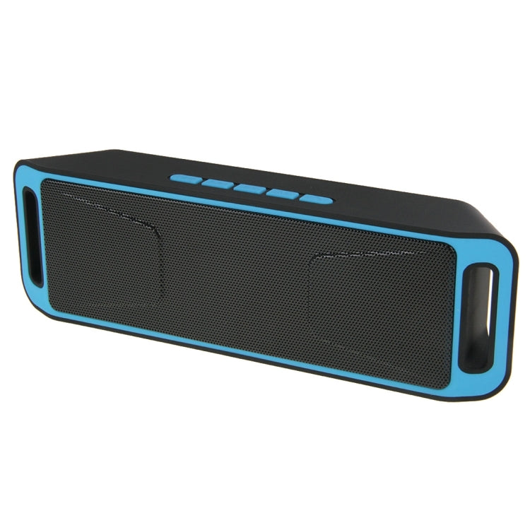 Portable Stereo Wireless Bluetooth Music Speaker, Support Hands-free Answer Phone & FM Radio & TF Card, For iPhone, Galaxy, Sony, Lenovo, HTC, Huawei, Google, LG, Xiaomi, other Smartphones(Blue) - Desktop Speaker by buy2fix | Online Shopping UK | buy2fix