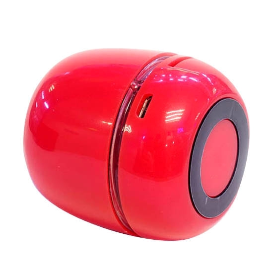 T6 Egg Style Mini Portable LED Light Bluetooth Stereo Speaker, Support TF Card / Handfree Function, For iPhone, Galaxy, Sony, Lenovo, HTC, Huawei, Google, LG, Xiaomi, other Smartphones and all Bluetooth Devices(Red) - Desktop Speaker by buy2fix | Online Shopping UK | buy2fix