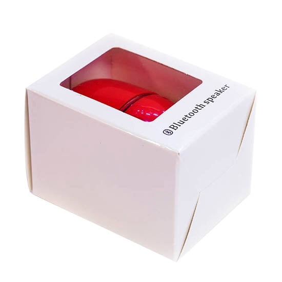 T6 Egg Style Mini Portable LED Light Bluetooth Stereo Speaker, Support TF Card / Handfree Function, For iPhone, Galaxy, Sony, Lenovo, HTC, Huawei, Google, LG, Xiaomi, other Smartphones and all Bluetooth Devices(Red) - Desktop Speaker by buy2fix | Online Shopping UK | buy2fix