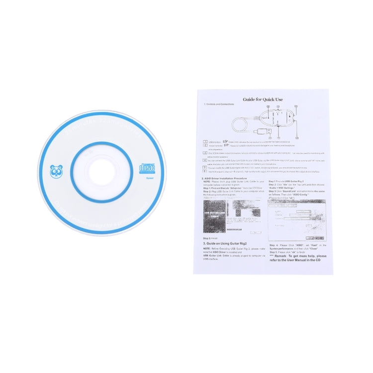 USB Interface Guitar Link Cable PC / MAC Recording(White) - String Instrument Accessories by buy2fix | Online Shopping UK | buy2fix