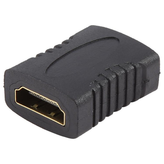 HDMI Female to HDMI Female adapter (Gold Plated)(Black)