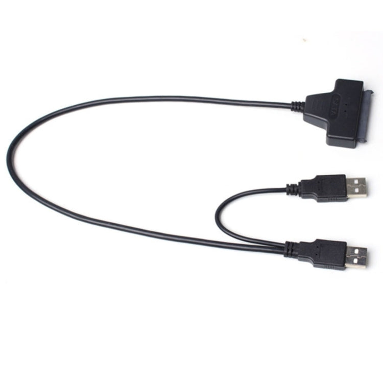 Double USB 2.0 to SATA Hard Drive Adapter Cable for 2.5 inch SATA HDD / SSD by buy2fix