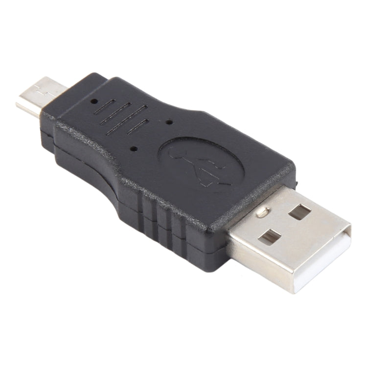 USB A Male to Micro USB 5 Pin Male Adapter(Black) by buy2fix