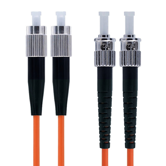 FC-ST Dual-Core Multi Mode Fiber Optic Jumper,Length: 3m by buy2fix