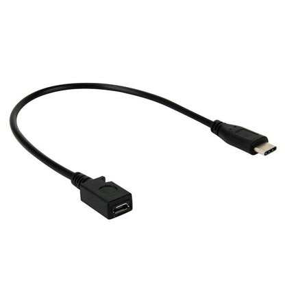 USB-C / Type-C 3.0 Male to Micro USB Female Cable Adapter, Length: 29cm by buy2fix