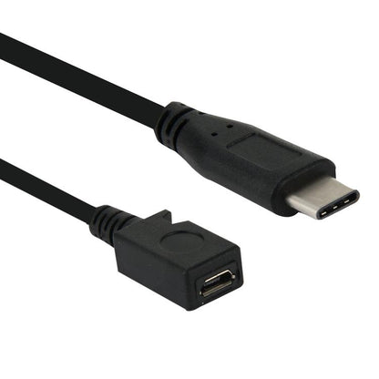 USB-C / Type-C 3.0 Male to Micro USB Female Cable Adapter, Length: 29cm by buy2fix