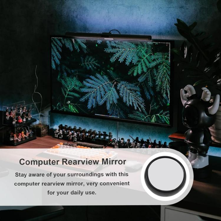 Computer Rearview Convex Glasses Rear View Mirror (Random Color Delivery) by buy2fix