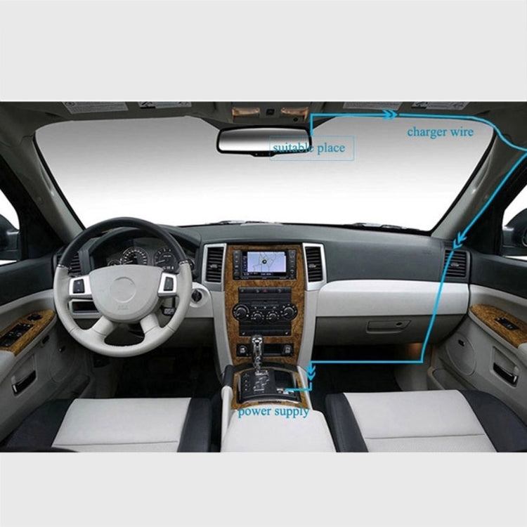 G832 HD 1080P 4.3 inch Screen Display Rearview Mirror Vehicle DVR, Novatek 96223 Programs, 170 Degree A+ Wide Angle Viewing, Support Loop Recording / Motion Detection Function by buy2fix