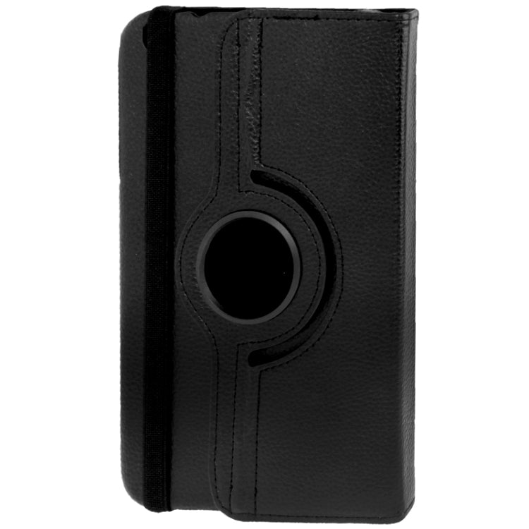 360 Degree Rotation Litchi Texture Leather Case with Holder for Galaxy Tab 3 (8.0) / T3110 / T3100 / T315(Black) by buy2fix