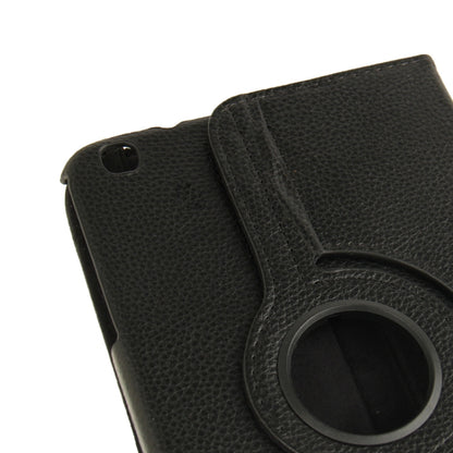 360 Degree Rotation Litchi Texture Leather Case with Holder for Galaxy Tab 3 (8.0) / T3110 / T3100 / T315(Black) by buy2fix