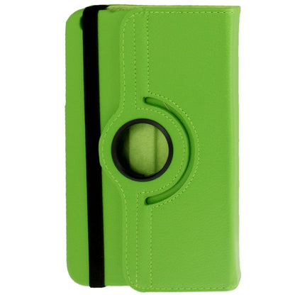 360 Degree Rotation Litchi Texture Leather Case with Holder for Galaxy Tab 3 (8.0) / T3110 / T3100 / T315(Green) by buy2fix