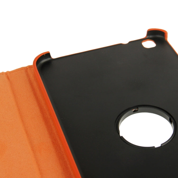 360 Degree Rotation Litchi Texture Leather Case with Holder for Galaxy Tab 3 (8.0) / T3110 / T3100 / T315(Orange) by buy2fix