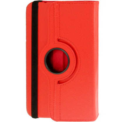 360 Degree Rotation Litchi Texture Leather Case with Holder for Galaxy Tab 3 (8.0) / T3110 / T3100 / T315(Red) by buy2fix