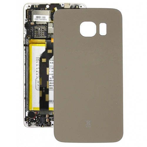 For Galaxy S6 Edge / G925 Original Battery Back Cover (Gold) - Back Cover by buy2fix | Online Shopping UK | buy2fix