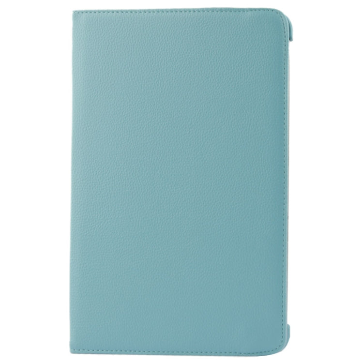 360 Degree Rotatable Litchi Texture Leather Case with Holder for Galaxy Tab 2 (10.1) / P5100(Blue) by buy2fix