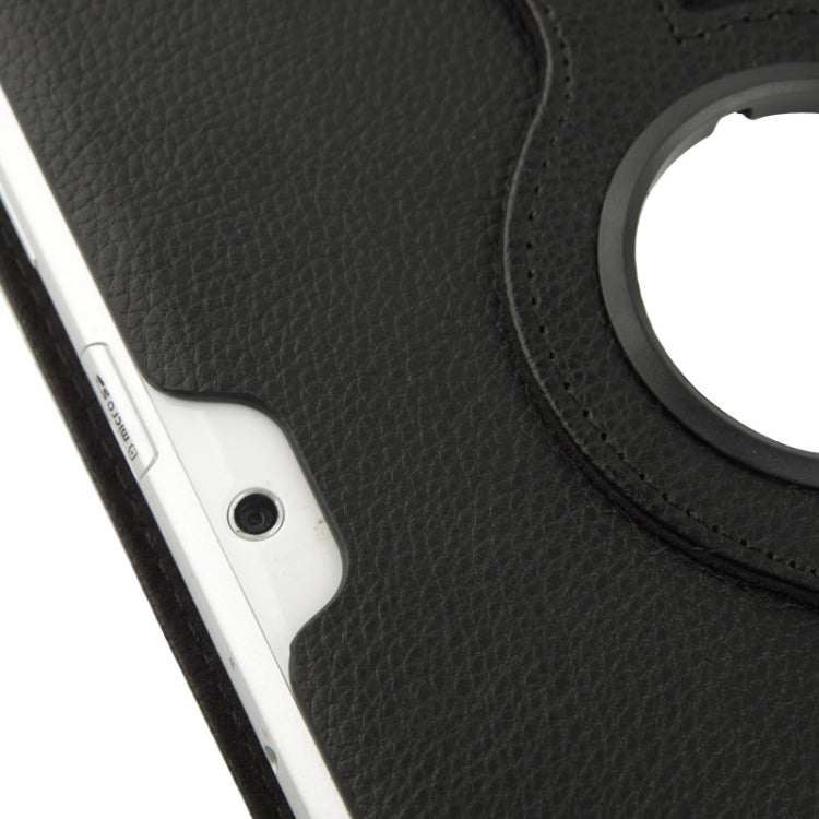 360 Degree Rotatable Litchi Texture Leather Case with Holder for Galaxy Tab 2 (10.1) / P5100(Black) by buy2fix