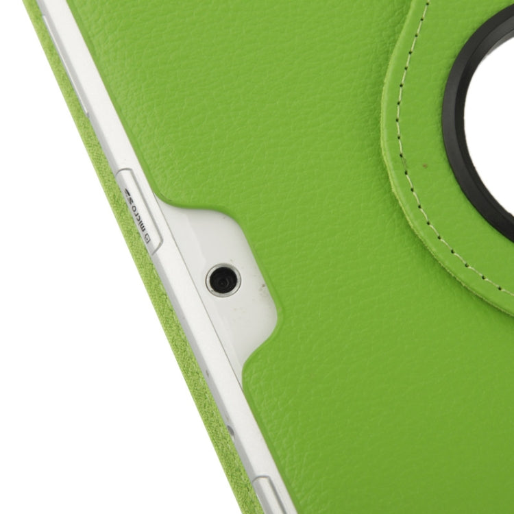 360 Degree Rotatable Litchi Texture Leather Case with Holder for Galaxy Tab 2 (10.1) / P5100(Green) by buy2fix