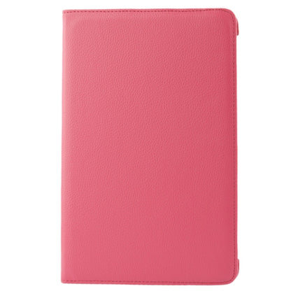 360 Degree Rotatable Litchi Texture Leather Case with Holder for Galaxy Tab 2 (10.1) / P5100(Magenta) by buy2fix