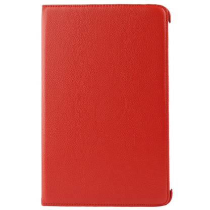 360 Degree Rotatable Litchi Texture Leather Case with Holder for Galaxy Tab 2 (10.1) / P5100(Red) by buy2fix