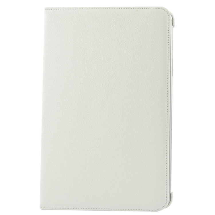 360 Degree Rotatable Litchi Texture Leather Case with Holder for Galaxy Tab 2 (10.1) / P5100(White) by buy2fix