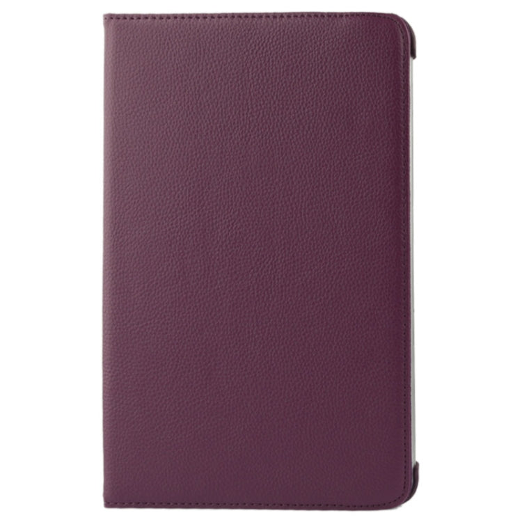 360 Degree Rotatable Litchi Texture Leather Case with Holder for Galaxy Tab 2 (10.1) / P5100(Purple) by buy2fix