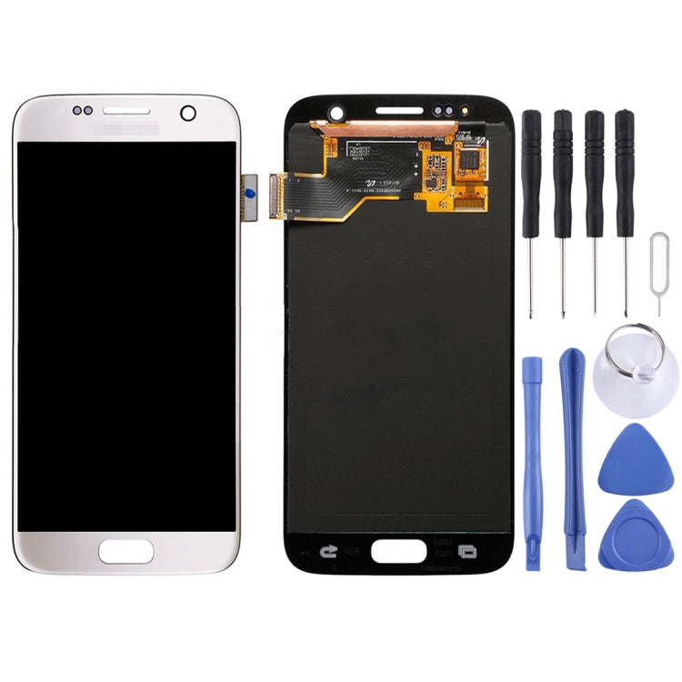 Original LCD Display + Touch Panel for Galaxy S7 / G9300 / G930F / G930A / G930V, G930FG, 930FD, G930W8, G930T, G930U(White) - LCD Screen by buy2fix | Online Shopping UK | buy2fix