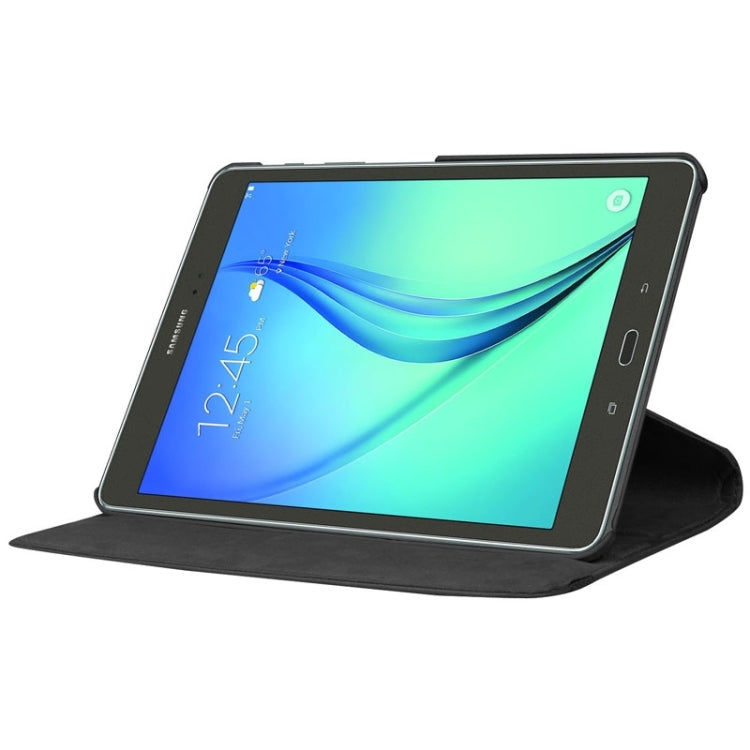 Litchi Texture Horizontal Flip Solid Color Leather Case with 360 Degrees Rotation Holder for Galaxy Tab S2 9.7 / T815(Black) - Other Galaxy Tab PC by buy2fix | Online Shopping UK | buy2fix