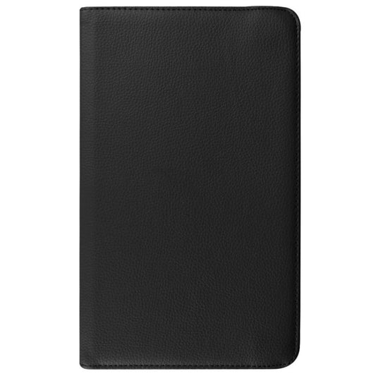 Litchi Texture Horizontal Flip Solid Color Leather Case with 360 Degrees Rotation Holder for Galaxy Tab E 9.6 / T560 / T561(Black) by buy2fix