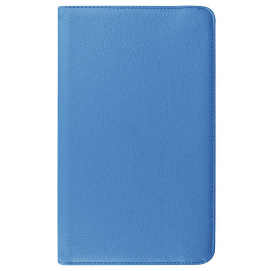 Litchi Texture Horizontal Flip Solid Color Leather Case with 360 Degrees Rotation Holder for Galaxy Tab E 9.6 / T560 / T561(Blue) by buy2fix