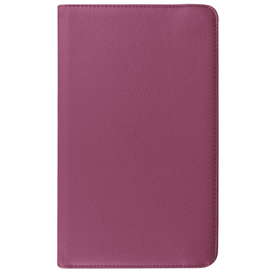 Litchi Texture Horizontal Flip Solid Color Leather Case with 360 Degrees Rotation Holder for Galaxy Tab E 9.6 / T560 / T561(Purple) by buy2fix