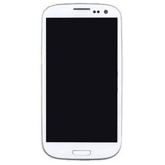 Original Super AMOLED LCD Screen for Samsung Galaxy SIII / i9300 Digitizer Full Assembly with Frame (White) - LCD Screen by buy2fix | Online Shopping UK | buy2fix