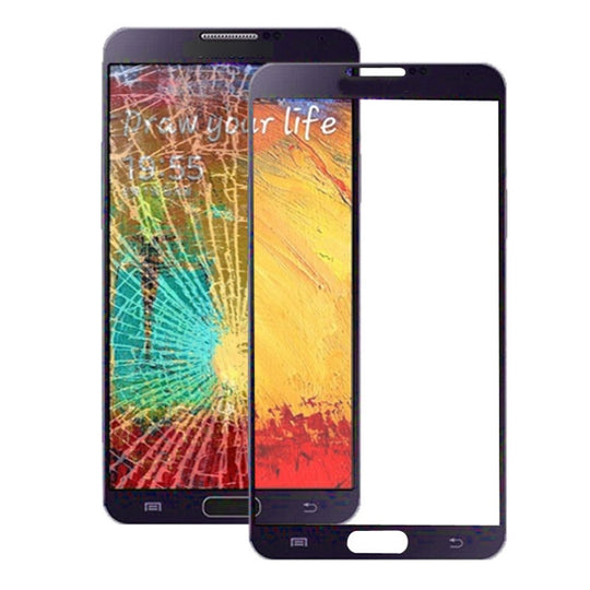For Galaxy Note 3 Neo / N7505 Front Screen Outer Glass Lens (Dark Blue)
