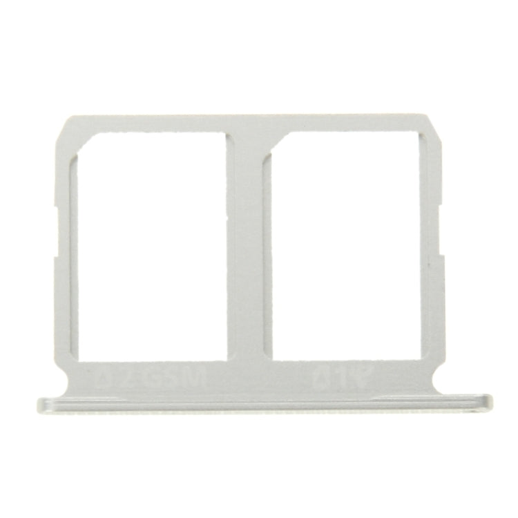 For Galaxy S6 2 SIM Card Tray (Silver) - Card Tray by buy2fix | Online Shopping UK | buy2fix