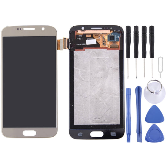 Original LCD Screen and Digitizer Full Assembly for Galaxy S6 / G9200, G920F, G920FD, G920FQ, G920, G920A, G920T, G920S, G920K, G9208, G9208/SS, G9209(Gold) - LCD Screen by buy2fix | Online Shopping UK | buy2fix