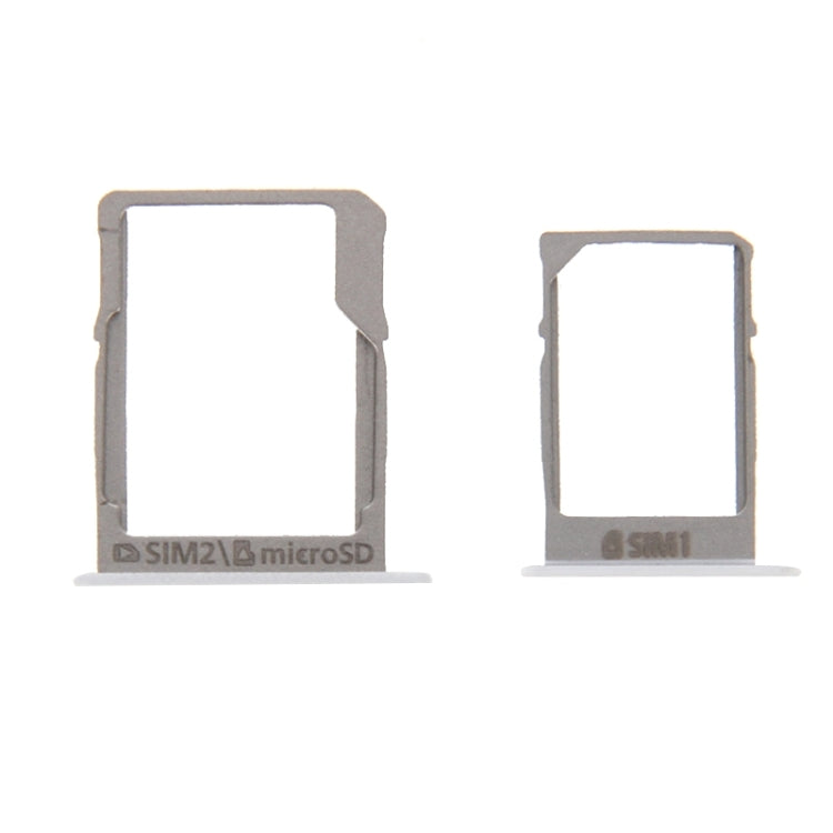For Galaxy A3 / A300 & A5 / A500 & A7 / A700 SIM Card Tray & Micro SD Card Tray  (White) - Card Tray by buy2fix | Online Shopping UK | buy2fix