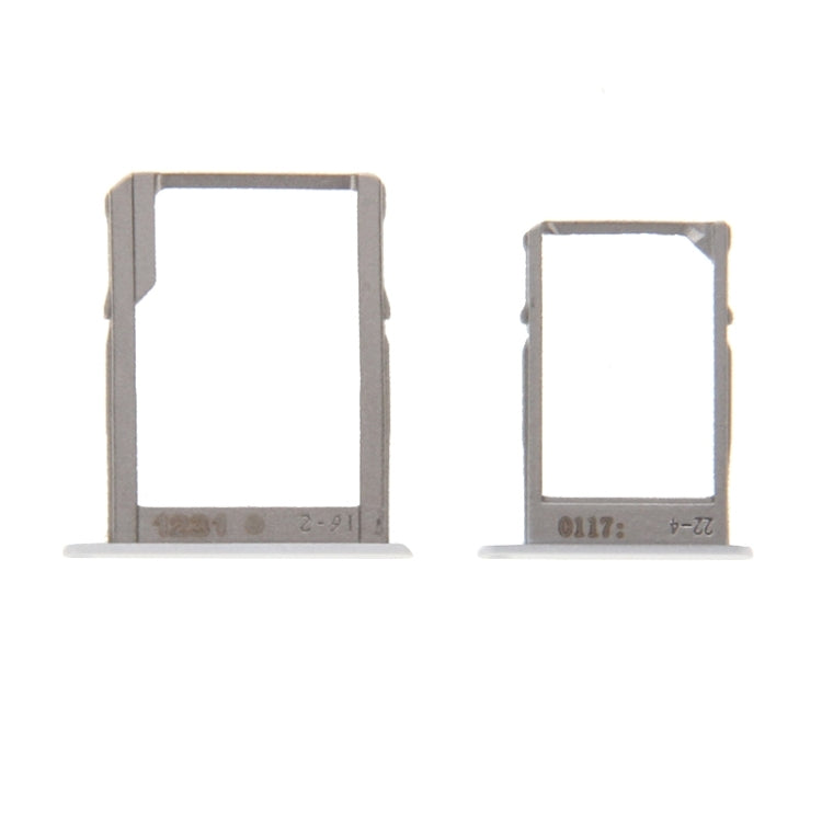 For Galaxy A3 / A300 & A5 / A500 & A7 / A700 SIM Card Tray & Micro SD Card Tray  (White) - Card Tray by buy2fix | Online Shopping UK | buy2fix