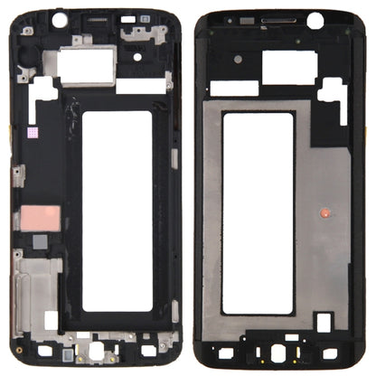 For Galaxy S6 Edge / G925 Front Housing LCD Frame Bezel Plate - Frame Bezel Plate by buy2fix | Online Shopping UK | buy2fix