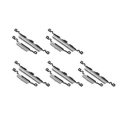 For Galaxy SIII mini / i8190 5 Pairs Power Button and Volume Control Button(Silver) - Home key & Side Key by buy2fix | Online Shopping UK | buy2fix