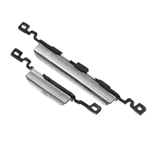 For Galaxy SIII mini / i8190 5 Pairs Power Button and Volume Control Button(Silver) - Home key & Side Key by buy2fix | Online Shopping UK | buy2fix
