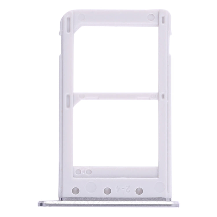 For Galaxy Note 5 / N920 Double SIM Card Tray(Silver) - Card Tray by buy2fix | Online Shopping UK | buy2fix