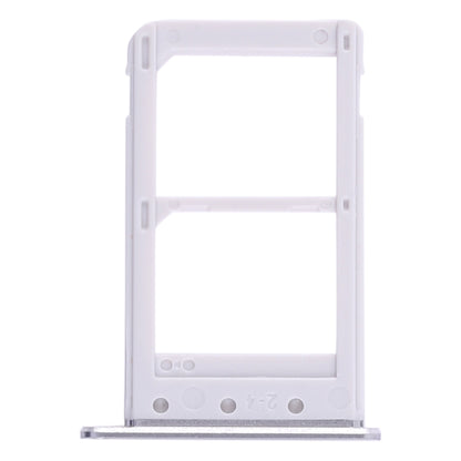 For Galaxy Note 5 / N920 Double SIM Card Tray(Silver) - Card Tray by buy2fix | Online Shopping UK | buy2fix